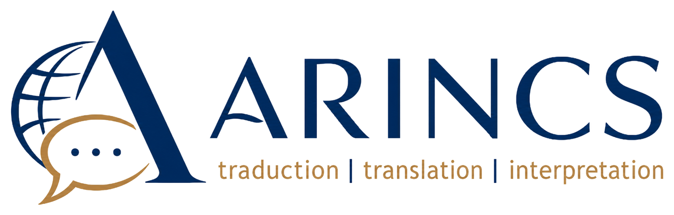 ARINCS — traduction, translation, interprétation